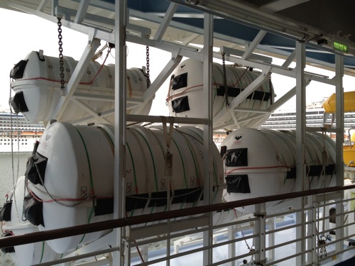 Oasis of the Seas Canister Chute System